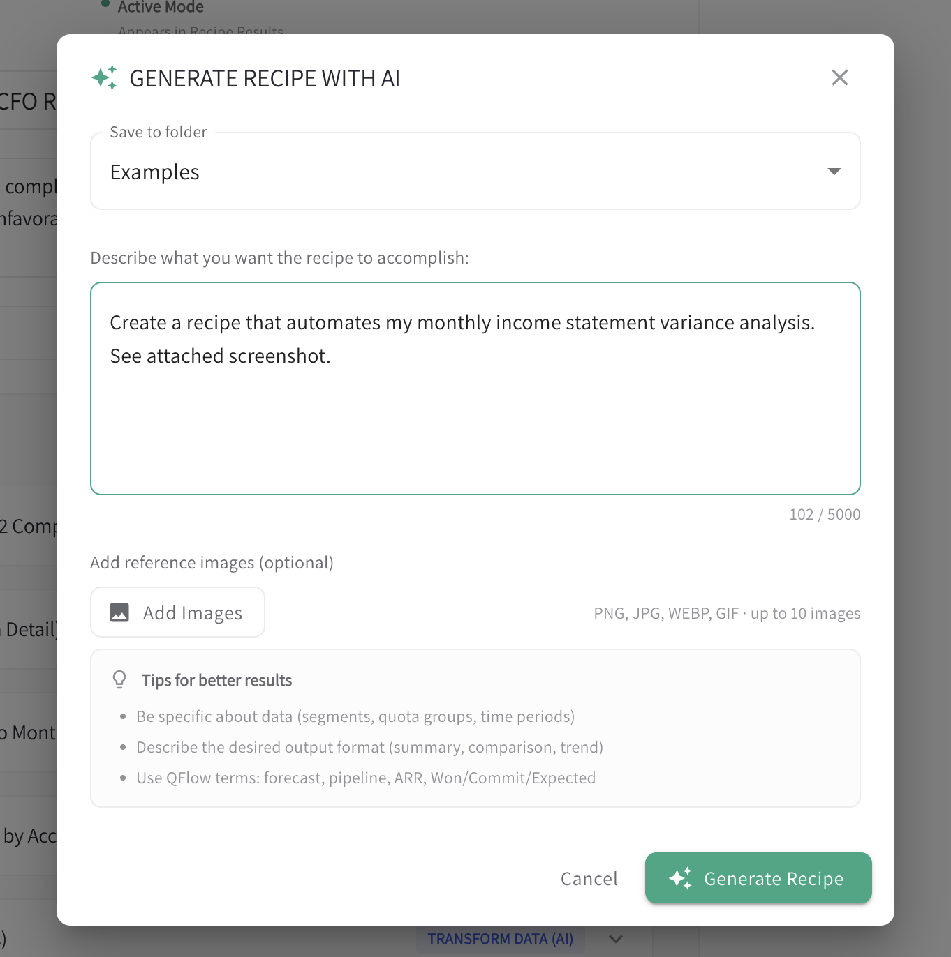 Agentic Recipes with QPilot AI Voiceover